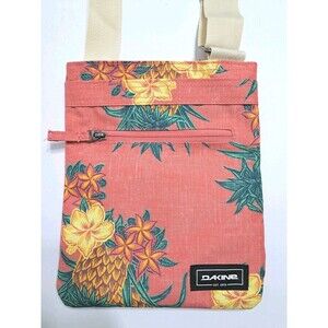 Dakine Jive Crossbody Women's Purse Bag Tropical Pineapple Hawaiian Pink Beach